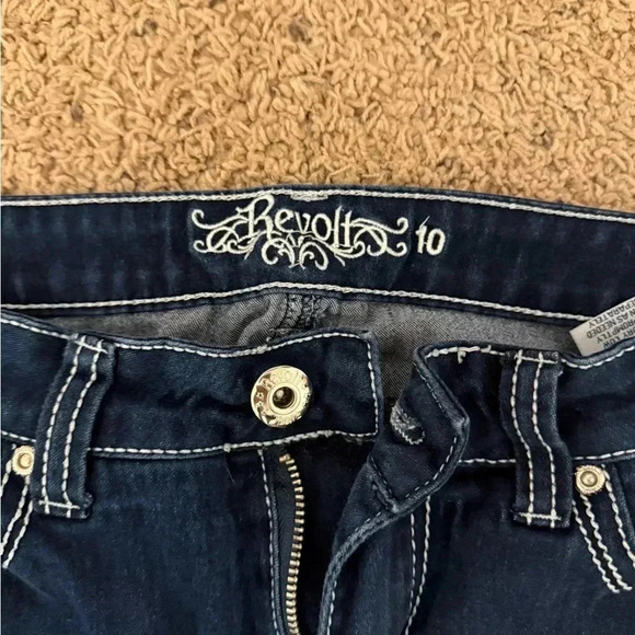 Revolt size 10 jeans dark wash - Picture 2 of 6